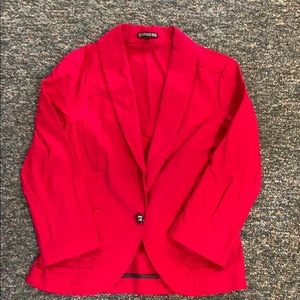 Express hot pink blazer